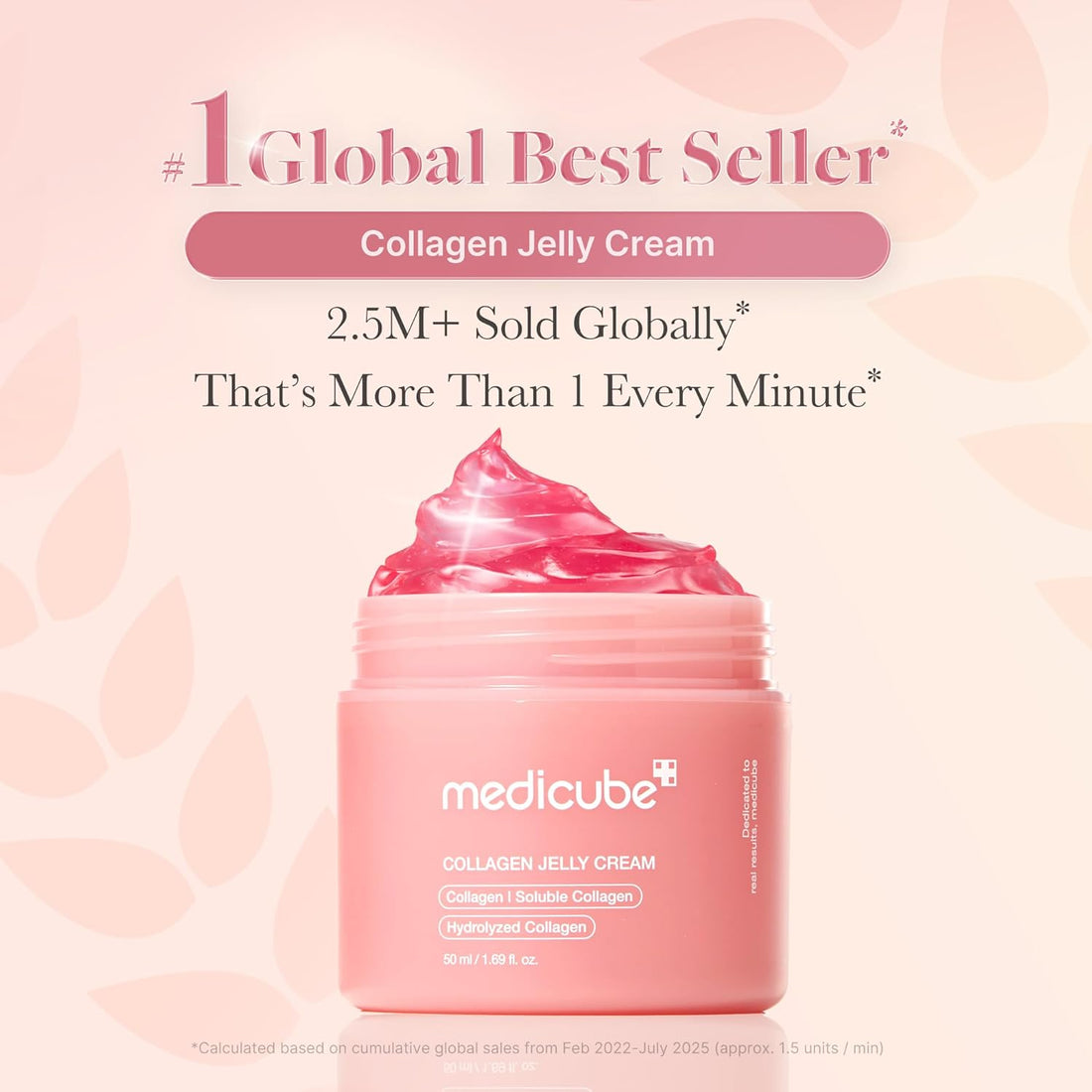 Collagen Jelly Cream- Niacinamide & Freeze-Dried Hydrolyzed Collagen - Boosts skin's barrier hydration and gives 24h Glow & Lifted Look