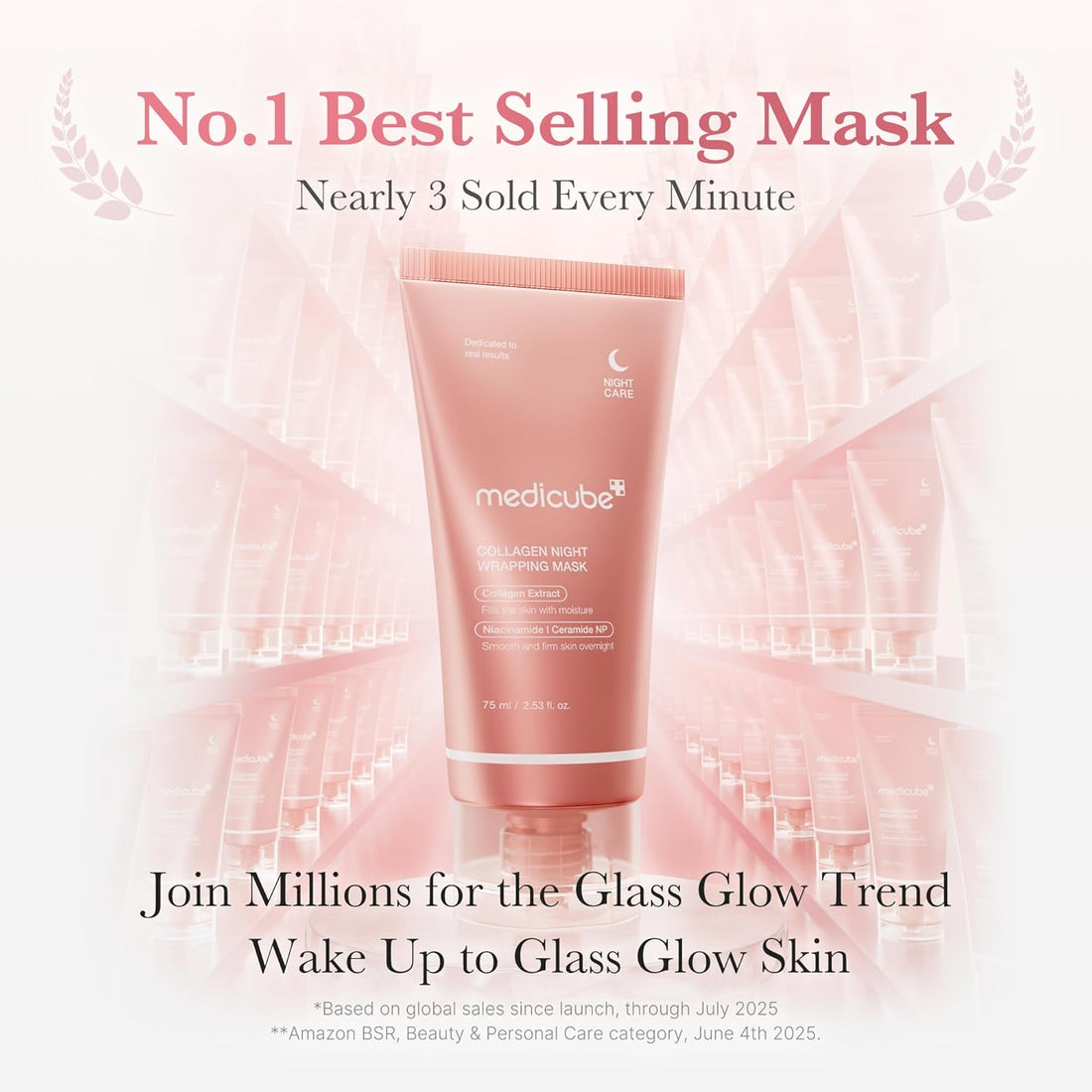 Wrapping Mask Collagen Overnight Peel Off Facial Mask | Elasticity & Hydration Care, Reduces Sagging & Dullness
